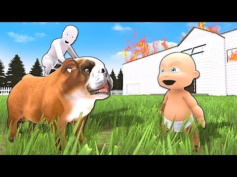 Baby gets a new DOG and It Destroys the House! - Who's Your Daddy 2 Multiplayer