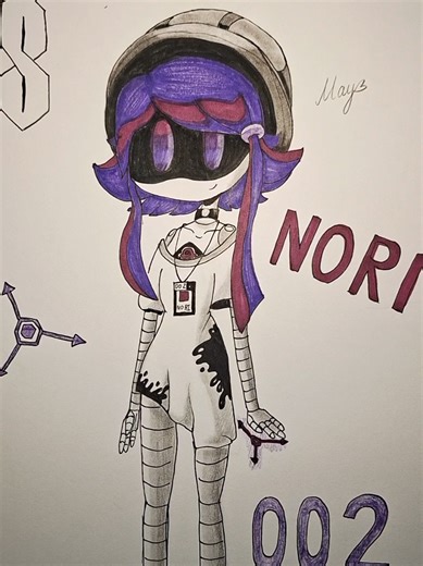 Drawing Nori from Murder Drones