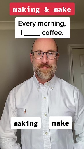 making & make #learnwithtiktok #learnenglish