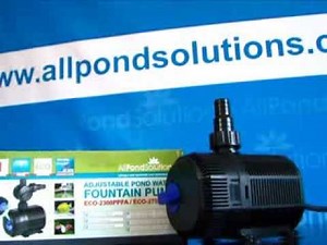 Pond Pump Setup Guide For Fish Tanks (3800L/H ECO) - All Pond Solutions