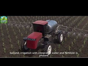 Israel's unique planting technology, underground irrigation and drip irrigation for growing corn!