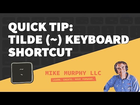 Keyboard Shortcut for Adobe CC: The Tilde Key (~ or `)
