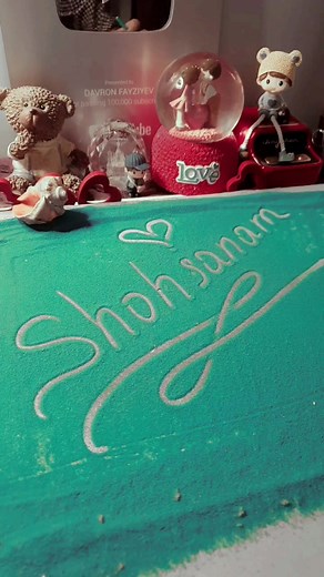 Cursive Writing Demonstration on Chalkboard