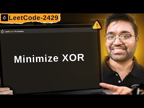 2429. Minimize XOR | leetcode daily challenge | dsa | shashcode | java | shashwat