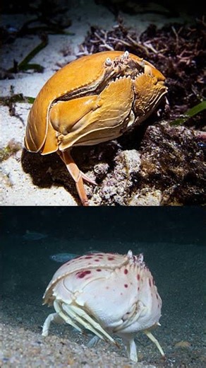 The crab that turns into an armored box 🦀🛡️