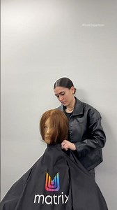 Try this money piece face-frame technique next time at cosmetology school ‪@matrix‬ #matrixpartner