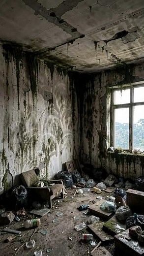 Abandoned Rotting Bedroom to Cozy Dream Space Transformation