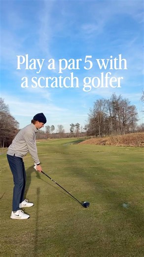 Play a par 5 with wavey davey #golf