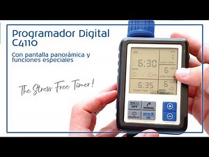 INSTRUCCIONES PASO A PASO para programar el NUEVO Programador de Riego C4110.