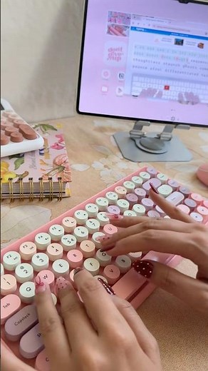 Cute Keyboard Unboxing ASMR 🎀💕mechanical keyboard #keyboardasmr #keyboardunboxing