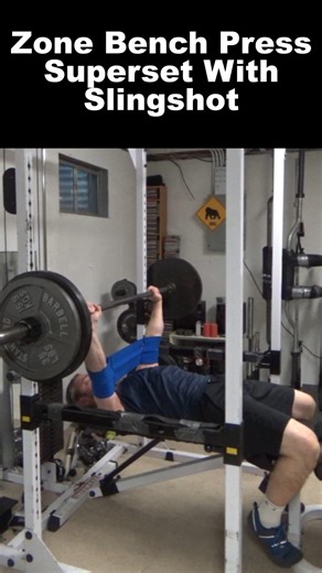 Nick Nilsson on Instagram: "Zone Training Superset for Bench Press using the Slingshot (from @marksmellybell ). This is a great piece of training equipment and a very effective use for it here. I posted a version of this technique prior using bands (going to reverse band bench press after getting close to failure on full range bench press) and had a few people ask "why not use a Slingshot?". Well you absolutely can! And this is the demo. The key difference here is that you do have to take a few 