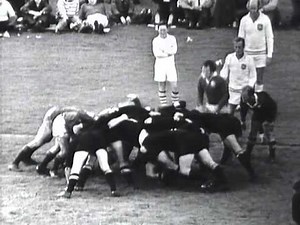 1971 Rugby Union Test Match: New Zealand All Blacks vs British and Irish Lions (4th Test)