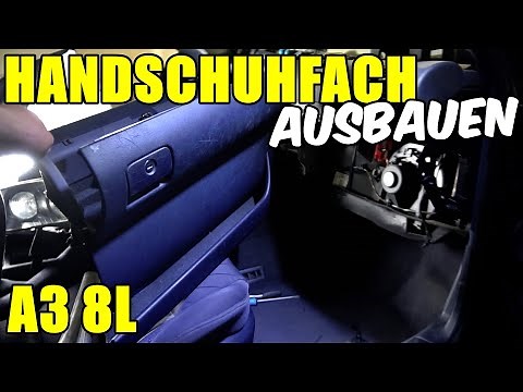 AUDI A3 8L HANDSCHUHFACH AUSBAUEN TUTORIAL / ANLEITUNG