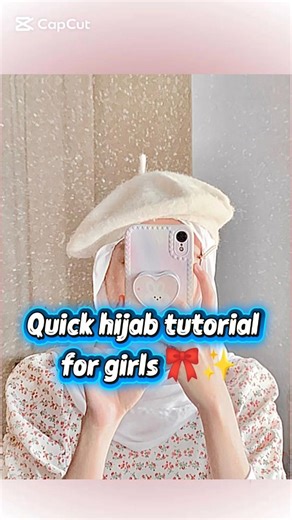 Quick hijab tutorial ✨ #aesthetic #hijab #shorts