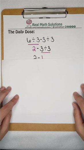 Evaluate Using Order of Operations - Daily Dose Practice Makes Progress 1.3