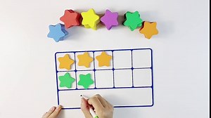 Magnetic Ten-Frame Set, Math Manipulative for Elementary, Math Counter Games for Kids Kindergarten, Montessori Number Blocks Toy for Kids, Kindergarten Classroom Must Haves 3 4 5 Year Old
