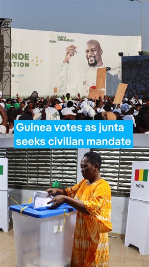 Guinea is set to return to civilian leadership as the country votes in its first presidential election since the 2021 military takeover. #DWAfrica | DW Africa