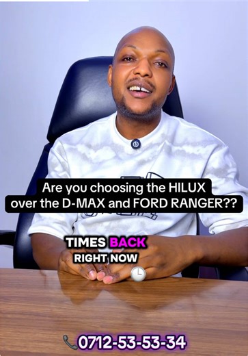 Let’s here from all the double cab lovers, which is your preference?Is it the Hilux, D-Max or the Ford Ranger? Share your thoughts. #bestcarsforsaleinkenya #hilux #dmax #fordranger #doublecab