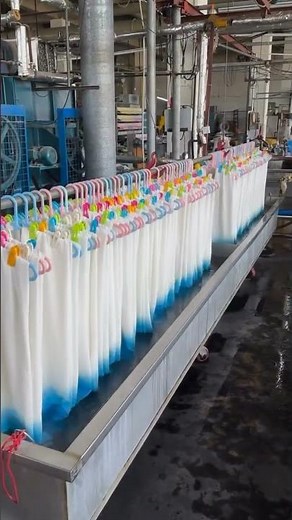 Dip Dyeing: Unraveling the Magic of Gradient Coloring! #garmentfactory #customproduction #dye