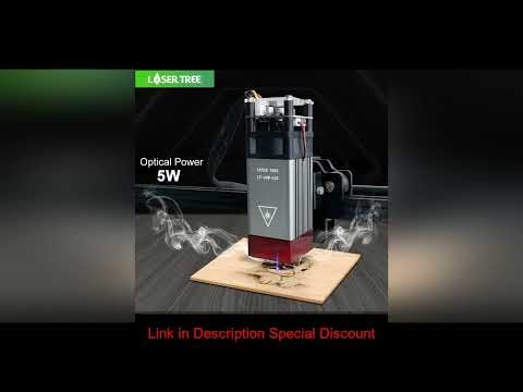 LASER TREE 4w 5W Laser Module 450nm Laser Head Blue Laser for Cnc Laser Engraving Cutting Machine W