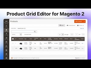 Magento 2 Product Grid Editor – Update Product Details in Seconds