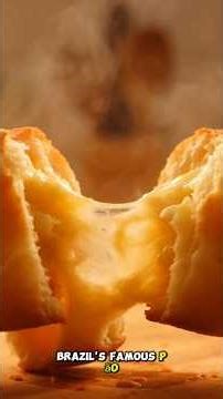 Brazilian Cheese Bread Recipe|Pão de Queijo. Easy Crispy & Chewy Breakfast from Brazil 🇧🇷#aicooking