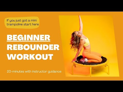 20-Minute Beginner Mini Trampoline Workout | Low-Impact Rebounder Routine with Jump&Jacked