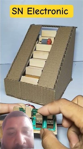 Diy electronic CD#DC motor and remote controller up down#trending #tech #viral #ytshorts