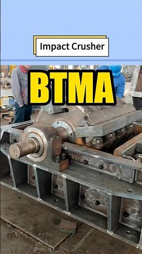 Impact crusher factory production, assembly, grinding and testing process demonstration!