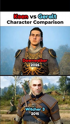 Coen (Dawnwalker) vs Geralt (Witcher 3) - Character Comparison
