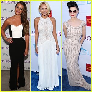 Lea Michele Sings with ‘Glee’ Co-Star Kristin Chenoweth at Hollywood Bowl Hall of Fame! (Video)
