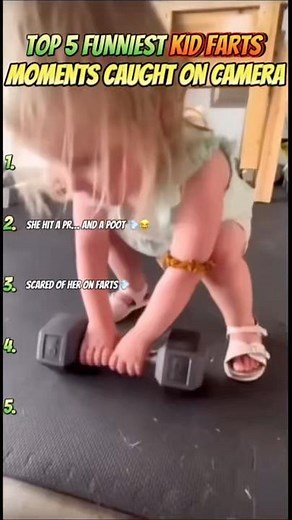 Ranking top 5 funniest kid farts moments caught on camera #baby #funnybaby #viralmoments #viralvideo