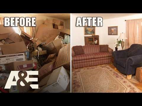 Hoarders: Beautiful Home Hidden Under 6 TONS Of Trash (S12) | A&E