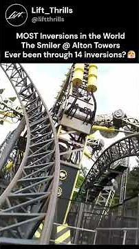 The Smiler — A Record-Breaking Inversion Machine😵‍💫🌀