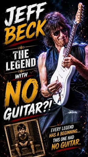 Jeff Beck: Started With NO Guitar! #jeffbeck #rock #guitarist #legend