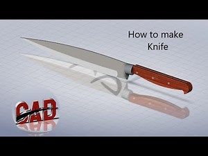 How to make knife in Solidworks | Solidworks tutorial for beginners