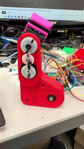 Robot Arm Assembly #3dprinted #robot #robotArm #engineering #STEM #Arduino #AI #NoireSTEMinist