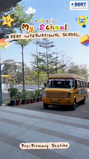 BBRT International School on Instagram: "A child’s early school years shape their confidence, curiosity, and love for learning. 💛 At BBRT International School – Pre-Primary Section, we create a safe, joyful, and engaging environment where children learn through play, stories, activities, music, movement, and hands-on experiences. From welcoming mornings to structured learning, creative exploration, library time, and outdoor play, every part of the day is designed to nurture young minds and supp