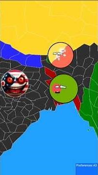 pakistan and india friendship vs usa and ohio part 3#shorts #countryballs #map #trending