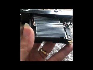 Contax rf - shutter repair