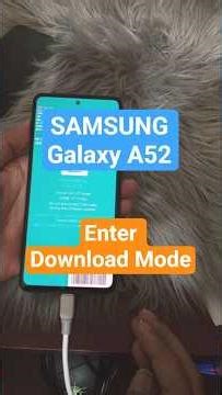 Samsung Galaxy A52 - Enter Download Mode, Flashing Firmware with Odin Tool #samsung #odin #shorts