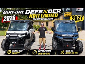 2026 vs 2027 Can-Am Defender HD11 Limited | What Changed?