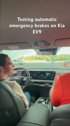 Testing the Automatic Emergency Brakes (AEB) on the Kia EV9 - They worked!