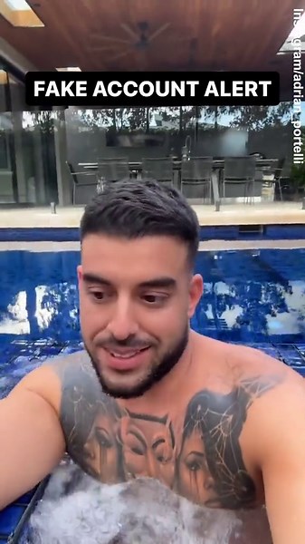 Adrian Portelli warns fans after scammers use fake social media account