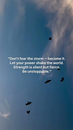 Be the Storm⚡ #motivation #unstoppable #power #quotes #strengthandgrowth #riseandshine #hustle