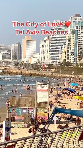 55K views · 5K reactions | Wonderful Beaches of the City  of Love ❤️ the Beautiful City of Tel Aviv Israel  | Visit Israel From Your Home | Facebook