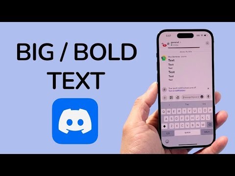 How To Make Big / Bold Text In Discord