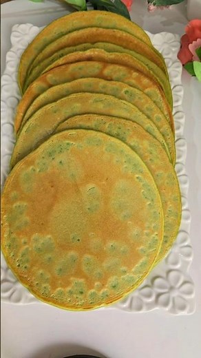 Fluffy Spinach Pancakes | Healthy Green Breakfast You’ll Love!