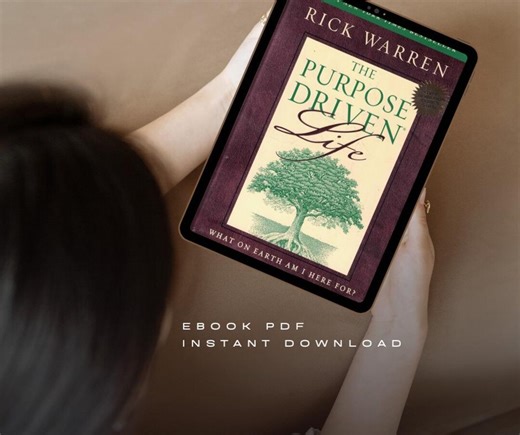 The Purpose Driven Life: What on Earth Am I Here For? by Rick Warren Self- Help & Personal Development Full Ebook | PDF | Instant Download - Etsy