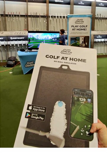 No Ball Golf Simulator ⛳️ #golf | golf daddy's mat simulator